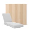 Boxed Chaise Lounge Cushions in Sunbrella Fabrics