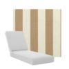 Boxed Chaise Lounge Cushions in Sunbrella Fabrics