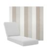 Boxed Chaise Lounge Cushions in Sunbrella Fabrics