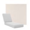Boxed Chaise Lounge Cushions in Sunbrella Fabrics