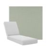Boxed Chaise Lounge Cushions in Sunbrella Fabrics