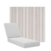 Boxed Chaise Lounge Cushions in Sunbrella Fabrics