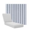 Boxed Chaise Lounge Cushions in Sunbrella Fabrics