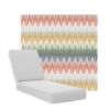 Boxed Chaise Lounge Cushions in Sunbrella Fabrics