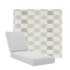 Boxed Chaise Lounge Cushions in Sunbrella Fabrics