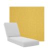Boxed Chaise Lounge Cushions in Sunbrella Fabrics
