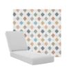 Boxed Chaise Lounge Cushions in Sunbrella Fabrics