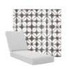 Boxed Chaise Lounge Cushions in Sunbrella Fabrics