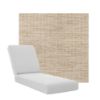 Boxed Chaise Lounge Cushions in Sunbrella Fabrics
