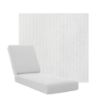 Boxed Chaise Lounge Cushions in Sunbrella Fabrics
