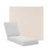 Boxed Chaise Lounge Cushions in Sunbrella Fabrics