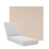 Boxed Chaise Lounge Cushions in Sunbrella Fabrics