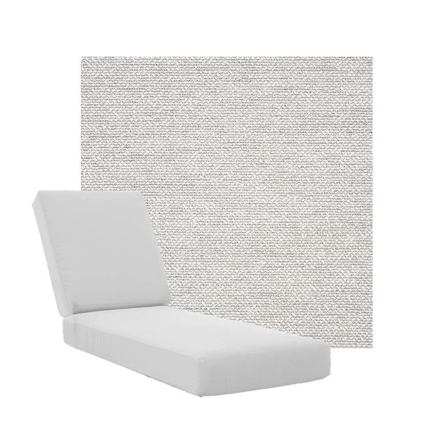 Boxed Chaise Lounge Cushions in Sunbrella Fabrics