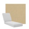 Boxed Chaise Lounge Cushions in Sunbrella Fabrics