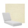 Boxed Chaise Lounge Cushions in Sunbrella Fabrics