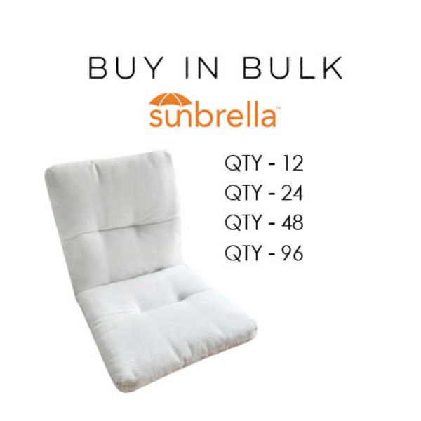 Picture of BULK Tufted Patio Chair Cushions