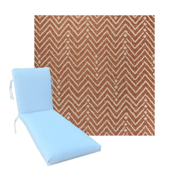 Luxury Premium Universal Chaise Lounge Cushions | Sunbrella Fabric | 3 Sizes