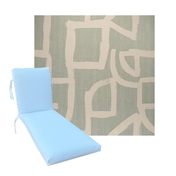 Luxury Premium Universal Chaise Lounge Cushions | Sunbrella Fabric | 3 Sizes