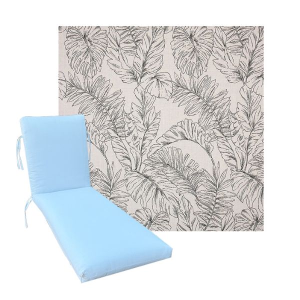 Luxury Premium Universal Chaise Lounge Cushions | Sunbrella Fabric | 3 Sizes