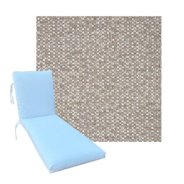 Luxury Premium Universal Chaise Lounge Cushions | Sunbrella Fabric | 3 Sizes