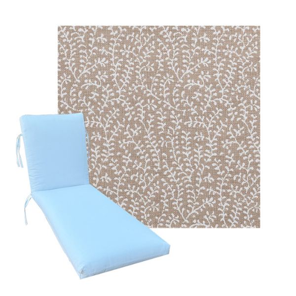 Luxury Premium Universal Chaise Lounge Cushions | Sunbrella Fabric | 3 Sizes