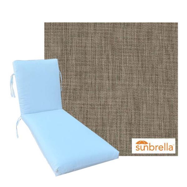 Premium Universal Chaise Lounge Cushions | Sunbrella Sling Fabrics | 3 Sizes