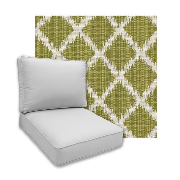 Universal Deep Seating Replacement Cushions in Outdura Solution Dyed Acrylic Outdoor Fabric