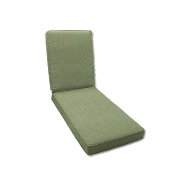Boxed Double Piped Chaise Lounge Replacement Cushion