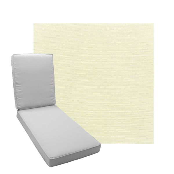 Picture of Canvas Natural Fabric Add A Pad For Chaise Lounges