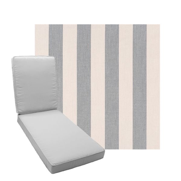 Picture of Leisure Denim Fabric Add A Pad For Chaise Lounges