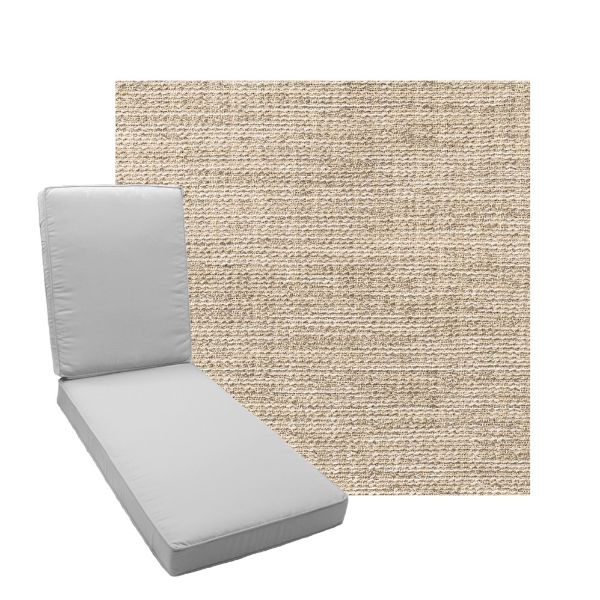 Picture of Momento Parchment Fabric Add A Pad For Chaise Lounges