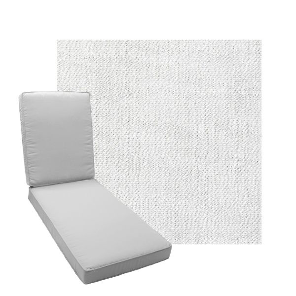 Picture of Momento Snow Fabric Add A Pad For Chaise Lounges