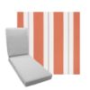 Picture of Relate Persimmon Fabric Add A Pad For Chaise Lounges