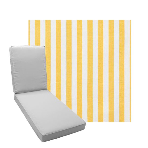 Picture of Sail Away Sunflower Fabric Add A Pad For Chaise Lounges