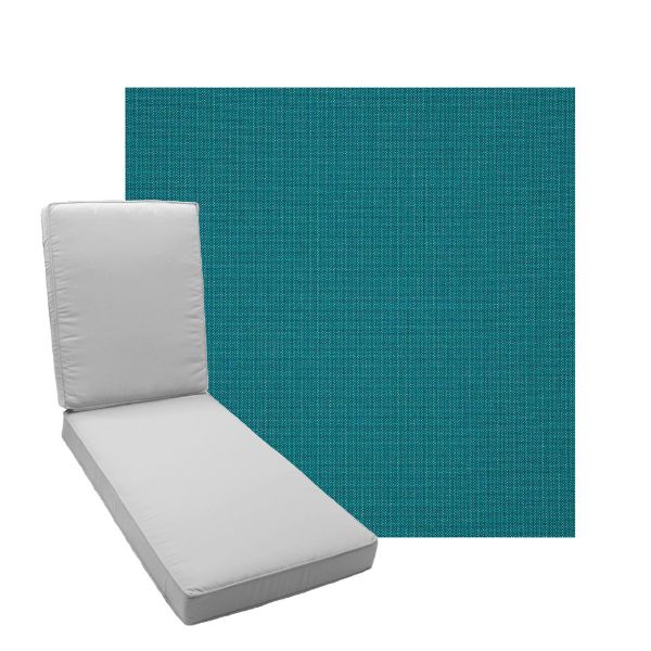 Picture of Spectrum Peacock Fabric Add A Pad For Chaise Lounges