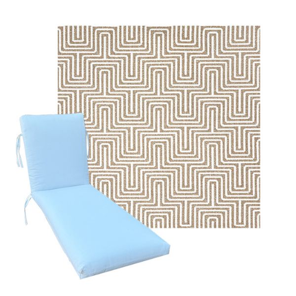 Luxury Premium Universal Chaise Lounge Cushions | Sunbrella Fabric | 3 Sizes