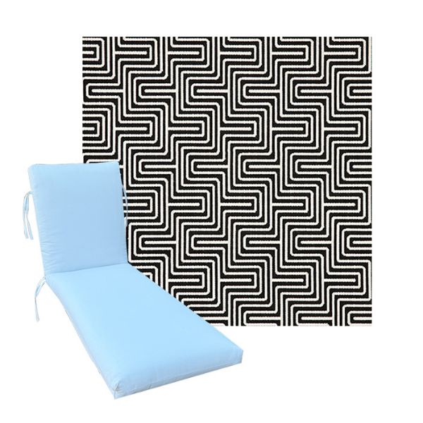 Luxury Premium Universal Chaise Lounge Cushions | Sunbrella Fabric | 3 Sizes