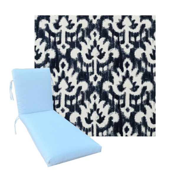 Luxury Premium Universal Chaise Lounge Cushions | Sunbrella Fabric | 3 Sizes