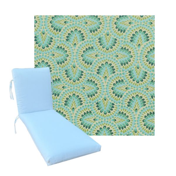 Luxury Premium Universal Chaise Lounge Cushions | Sunbrella Fabric | 3 Sizes