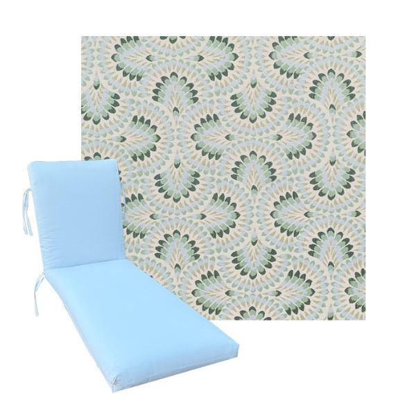 Luxury Premium Universal Chaise Lounge Cushions | Sunbrella Fabric | 3 Sizes