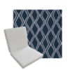 Picture of Voyage Indigo Add A Pad For Patio Chairs