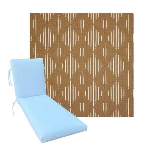 Luxury Premium Universal Chaise Lounge Cushions | Sunbrella Fabric | 3 Sizes