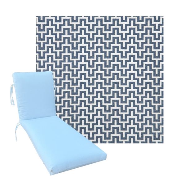 Luxury Premium Universal Chaise Lounge Cushions | Sunbrella Fabric | 3 Sizes