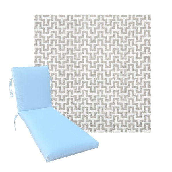 Luxury Premium Universal Chaise Lounge Cushions | Sunbrella Fabric | 3 Sizes