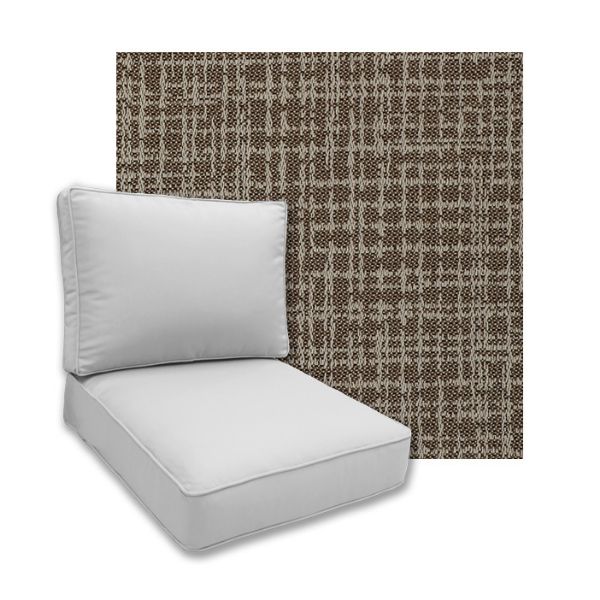 Picture of Cortez Peat Universal Deep Seating Outdoor Cushions