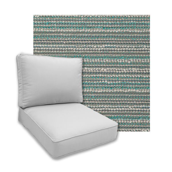 Picture of Encore Glacier Universal Deep Seating Outdoor Cushions