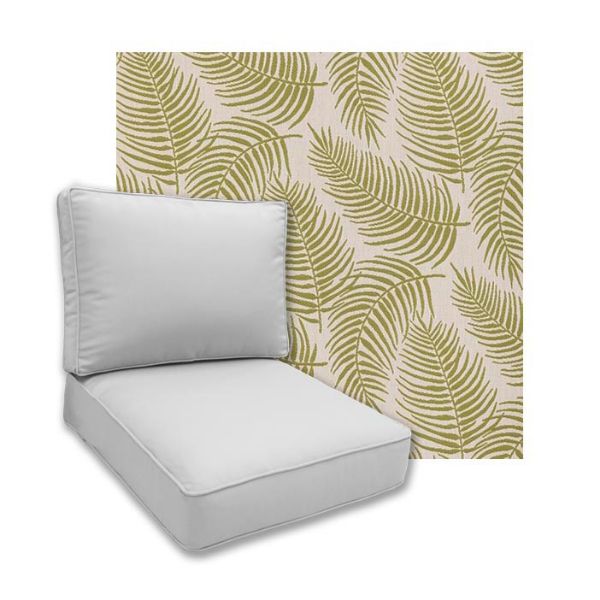Picture of Whitney Palm Universal Deep Seating Outdoor Cushions