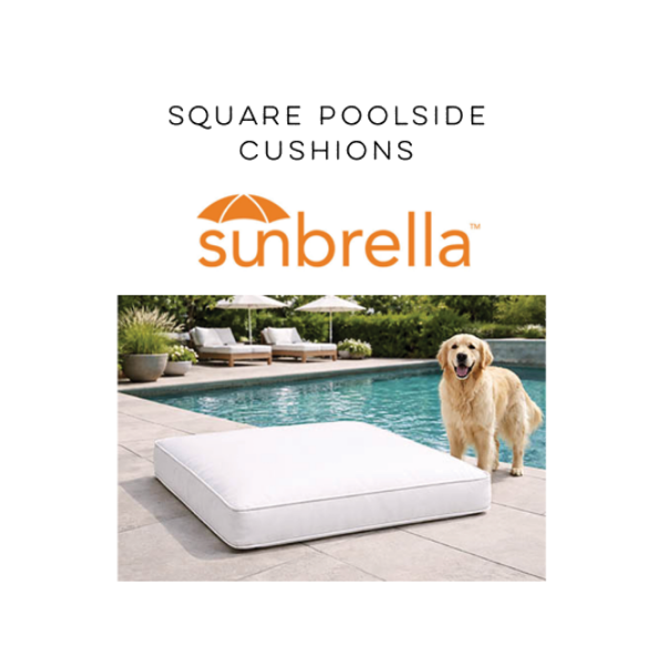 Picture of Round Poolside Cushions - Sunbrella Fabric