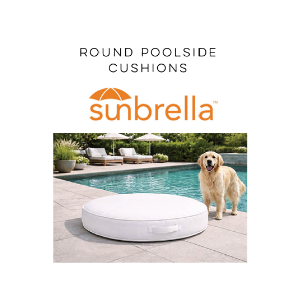 Picture of Square Poolside Cushions - Sunbrella Fabric