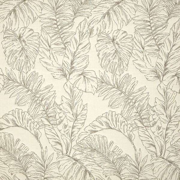 Sunbrella Palma White Sand outdoor fabric for patio furniture cushions and outdoor pillows